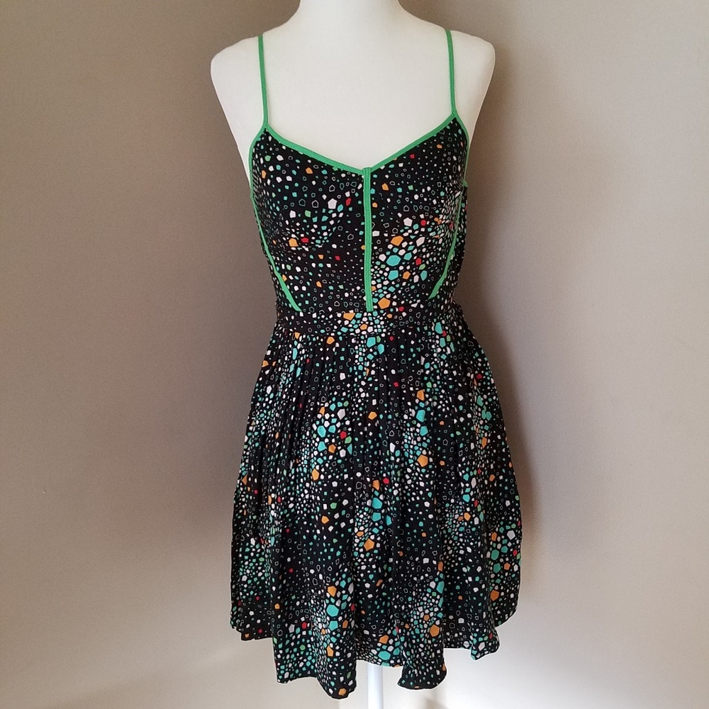 Urban Outfitters Cooperative Black Mini Dress w/ Back Cutout Size 0 - Picture 2 of 8